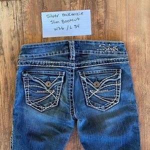 Silver Bootcut Jeans